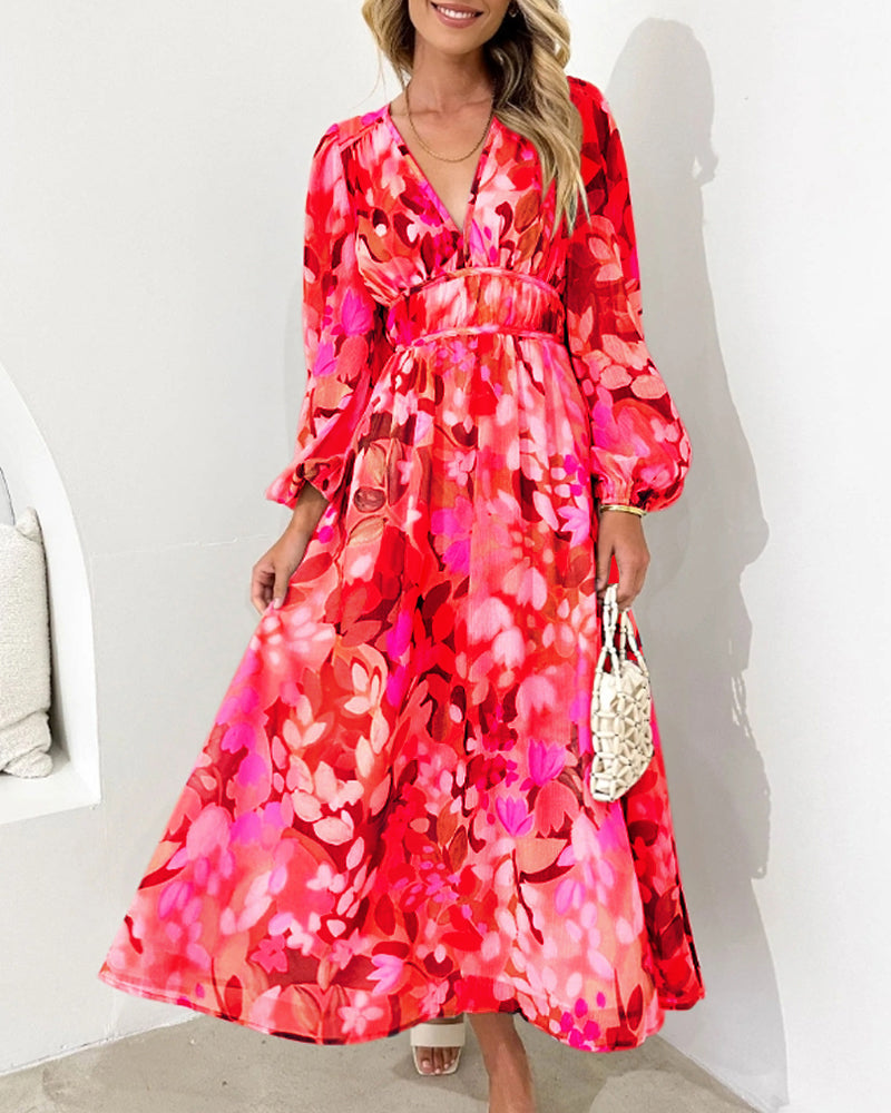 Valenzora | Elegant Floral Dress