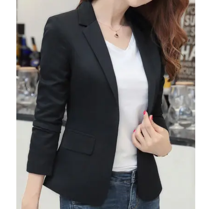 Valenzora | Elegant women's blazer with long sleeves, ideal for work