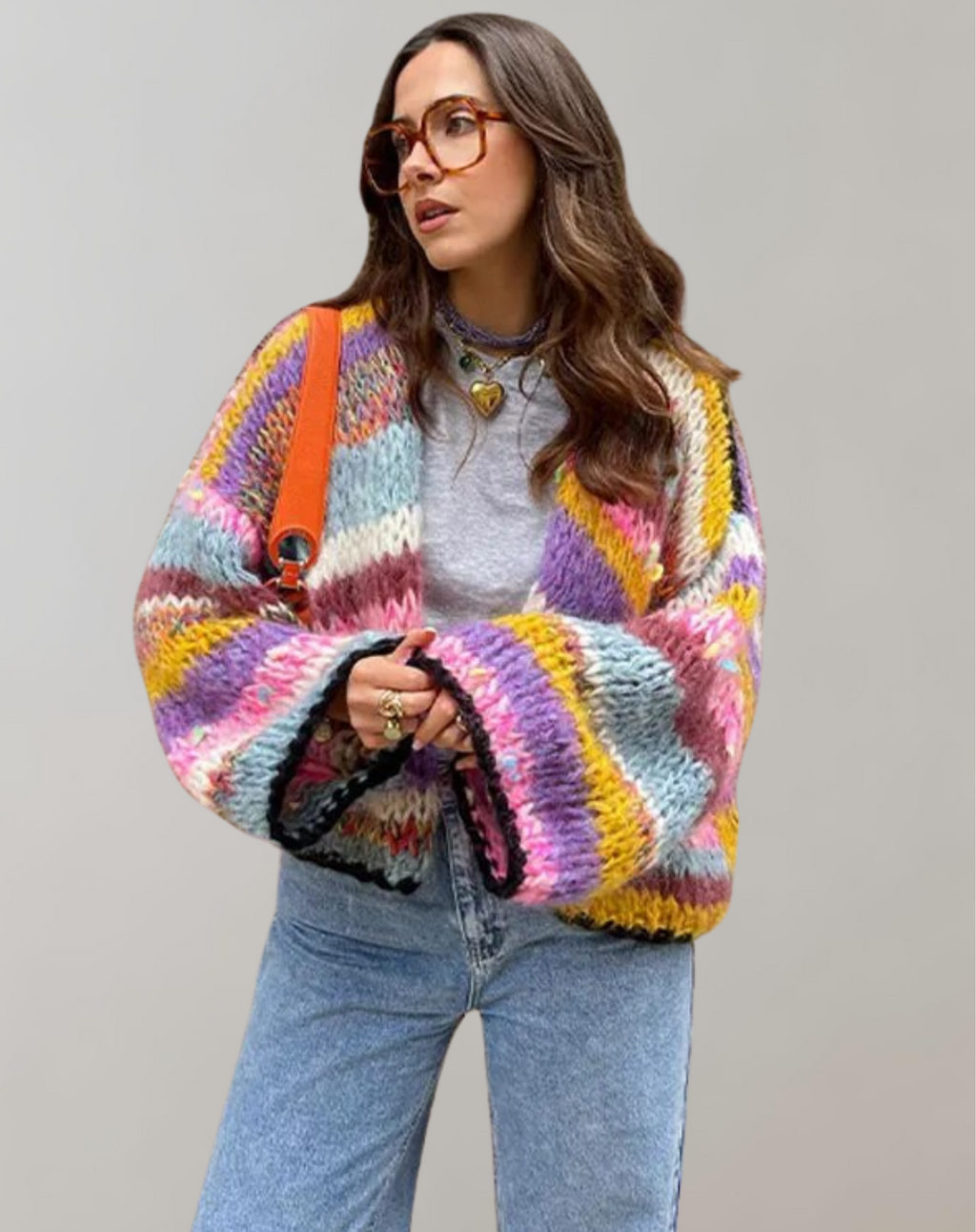 Valenzora | Oversized and Colorful Cardigan