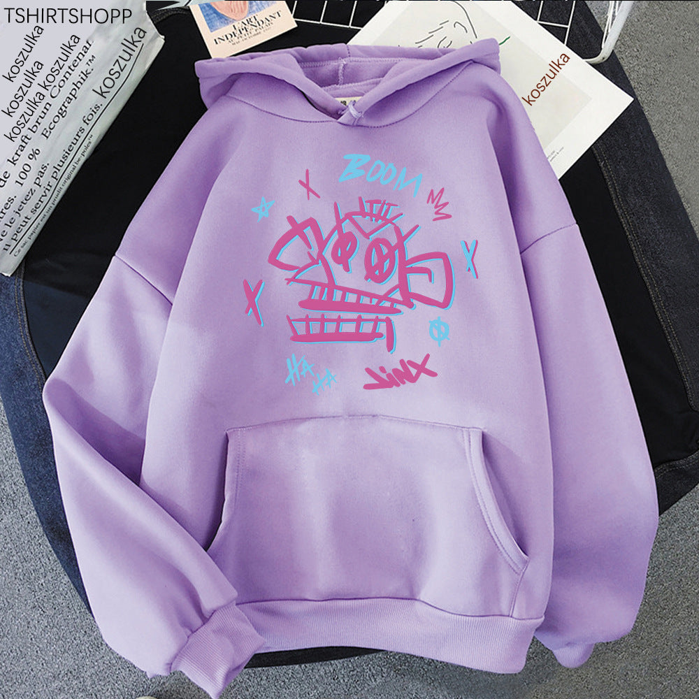 Valenzora | Arcane Hoodie Harajuku Style Jinx und Ekko