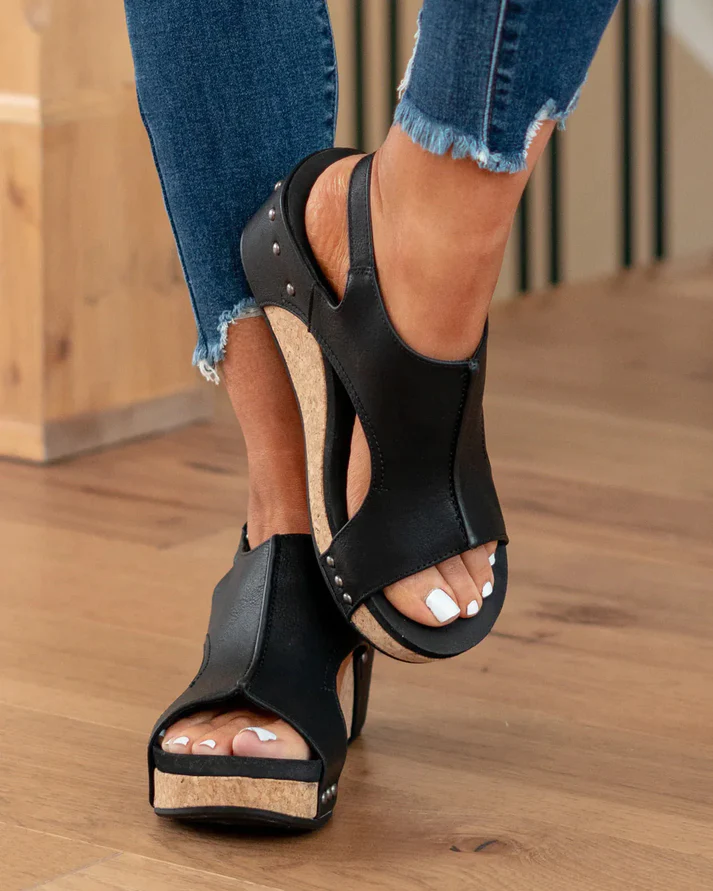 Valenzora | Trendige Damen-Sandalen mit Keilabsatz und ergonomischem Fußbett