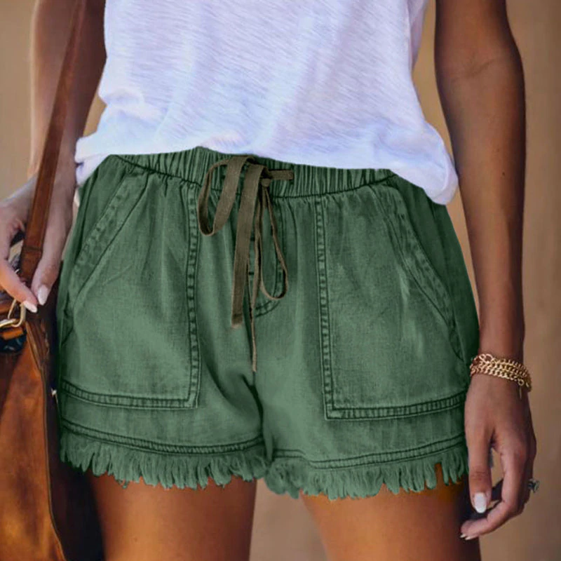 Lexi® | High-waisted denim shorts