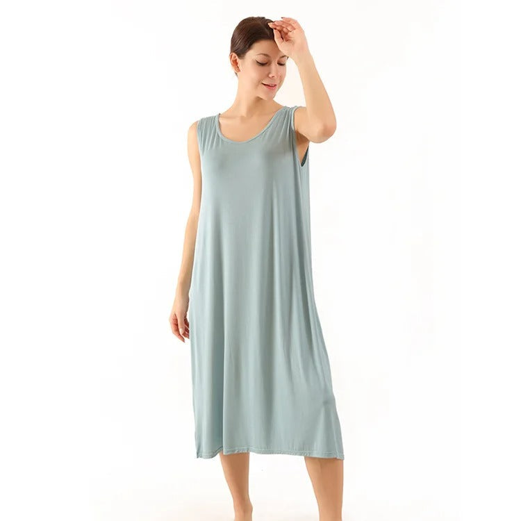 Valenzora | Sleeveless nightgown, soft material