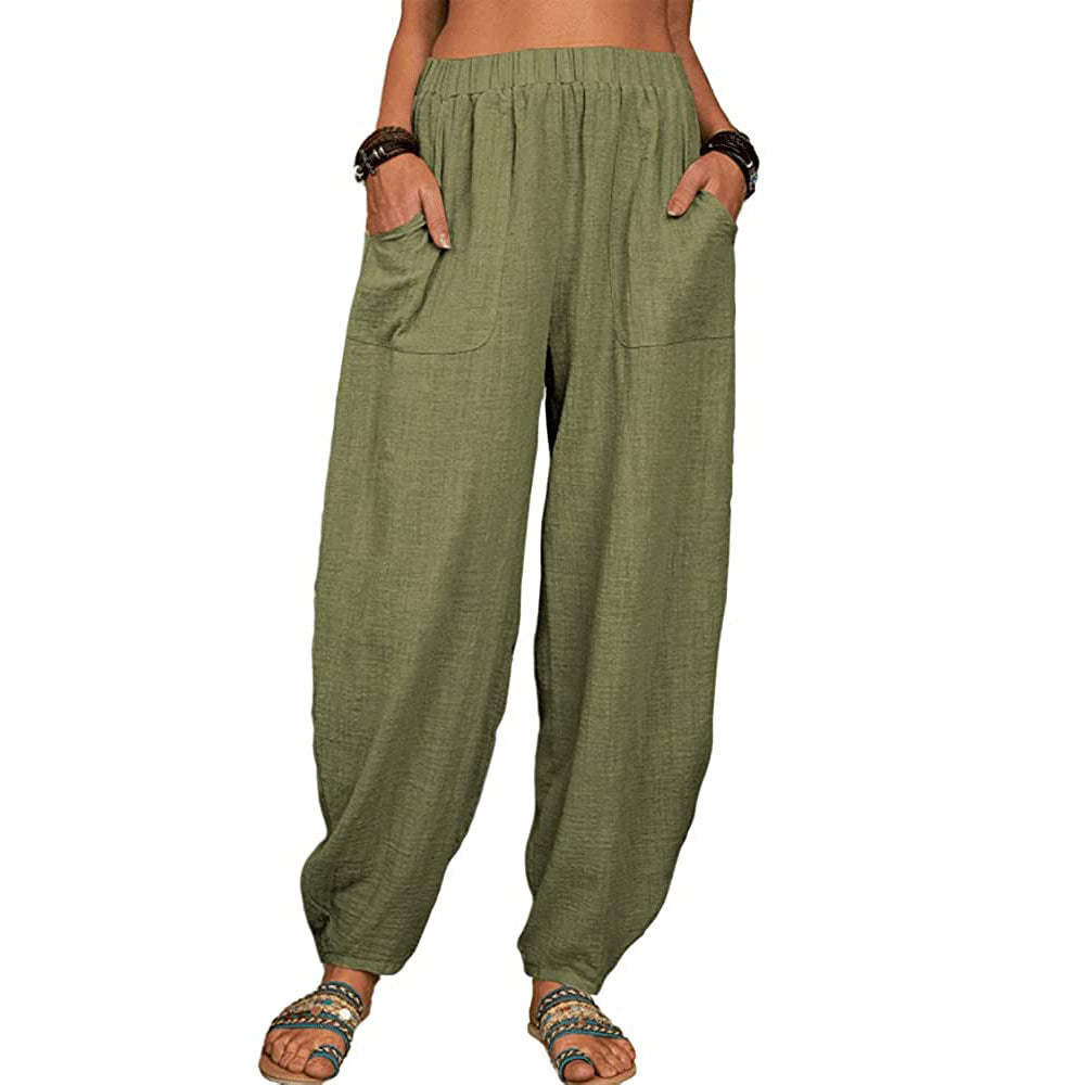 Valenzora | Casual harem pants with pockets