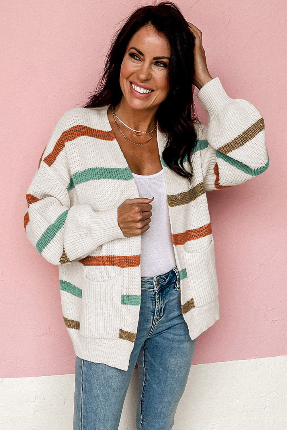 Valenzora | Knitted Vest with Dropped Shoulders for Women