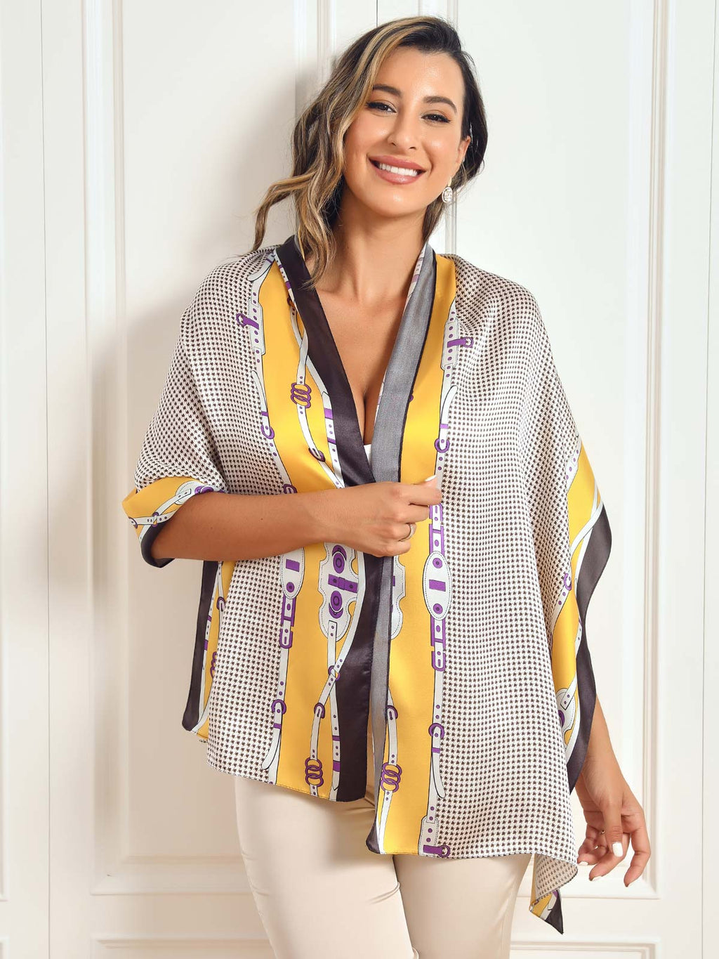 Valenzora | Luxurious women's scarf made of mulberry silk