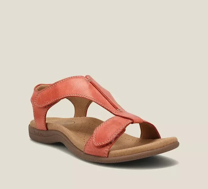Valenzora | Luxurious orthopedic sandal with T-strap design and arch support