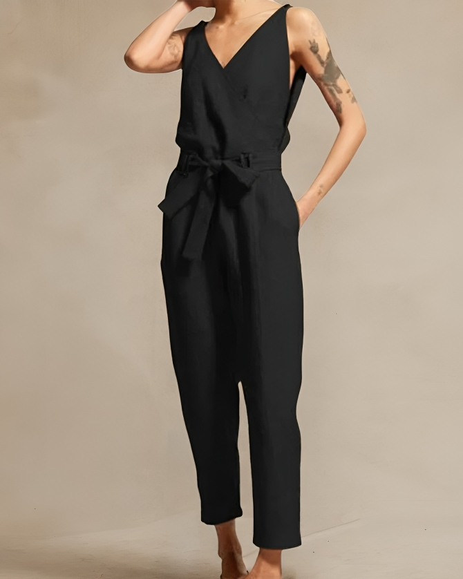 Valenzora | Comfortable linen jumpsuit