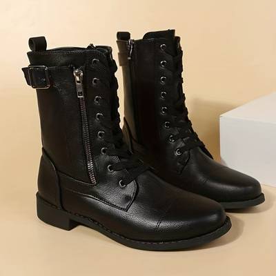 Valenzora - Ankle boot with zipper and lace