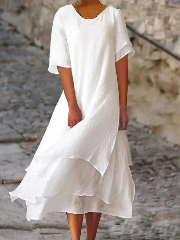 Valenzora | Elegantes Kleid mit seitlichem Schlitz