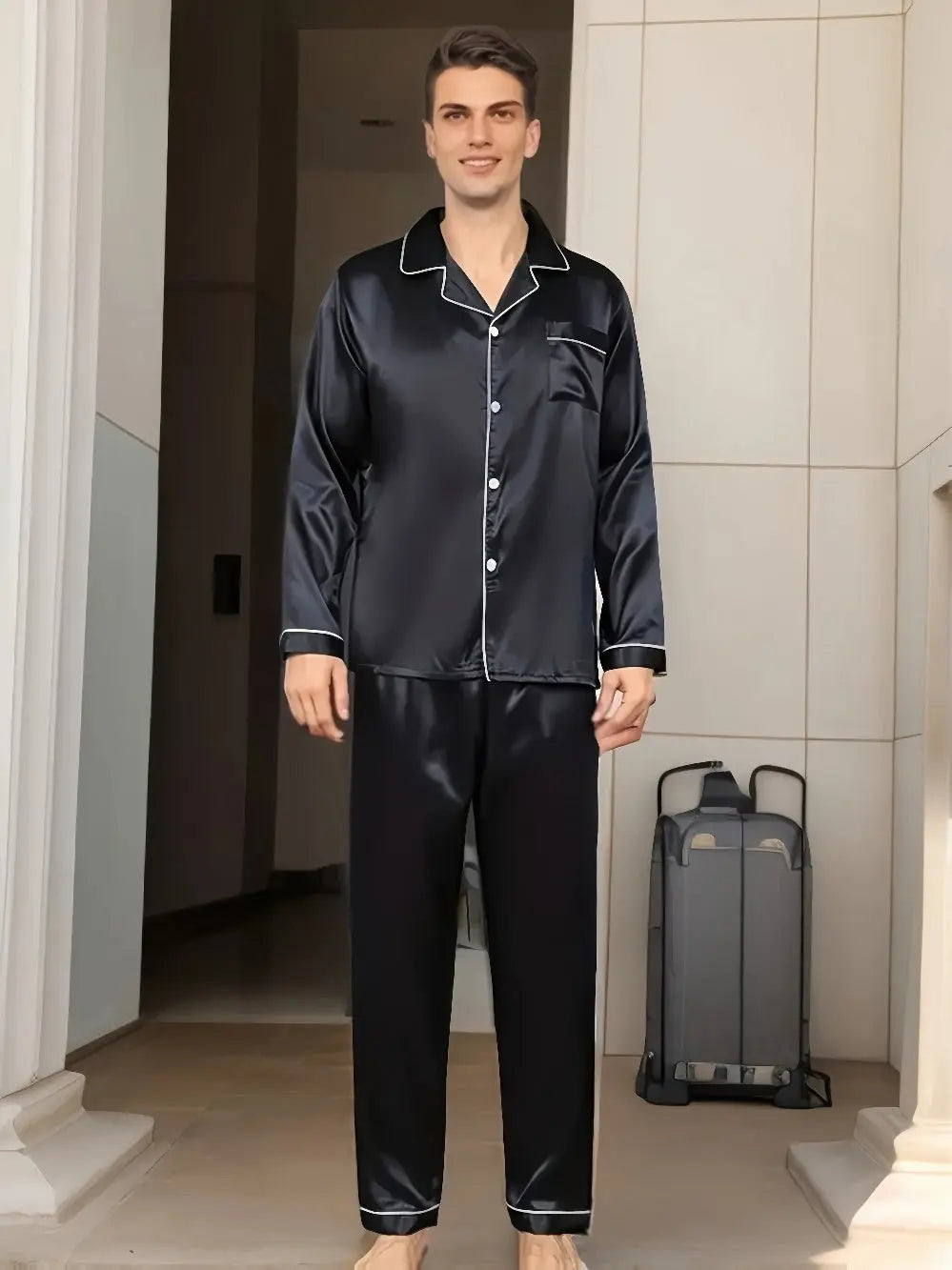 Valenzora | Silk Satin Pyjama Set