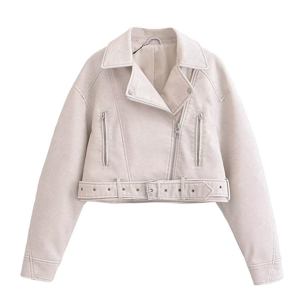 Valenzora | Washable, Gradient Leather Jacket for Women*