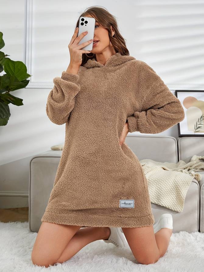 Valenzora | Bequemer Freizeit-Kapuzenpullover für Damen