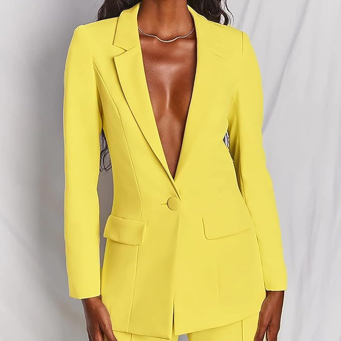 Valenzora Women's Suit – Stylish two-piece suit with blazer and trousers, elegant trouser suit for business, evenings and events