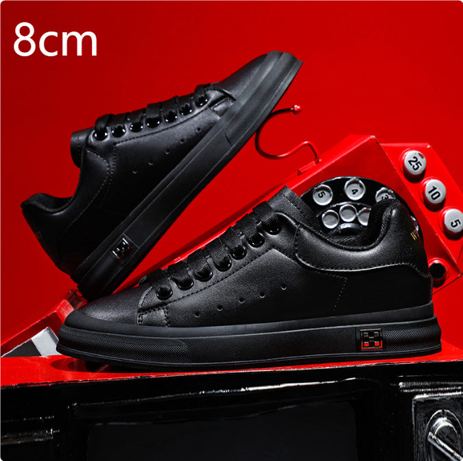 Valenzora | Sneakers mit Absatz: Bequeme Freizeitschuhe mit 6 cm verstecktem Absatz, aus Kunstleder, für Alltag & Business