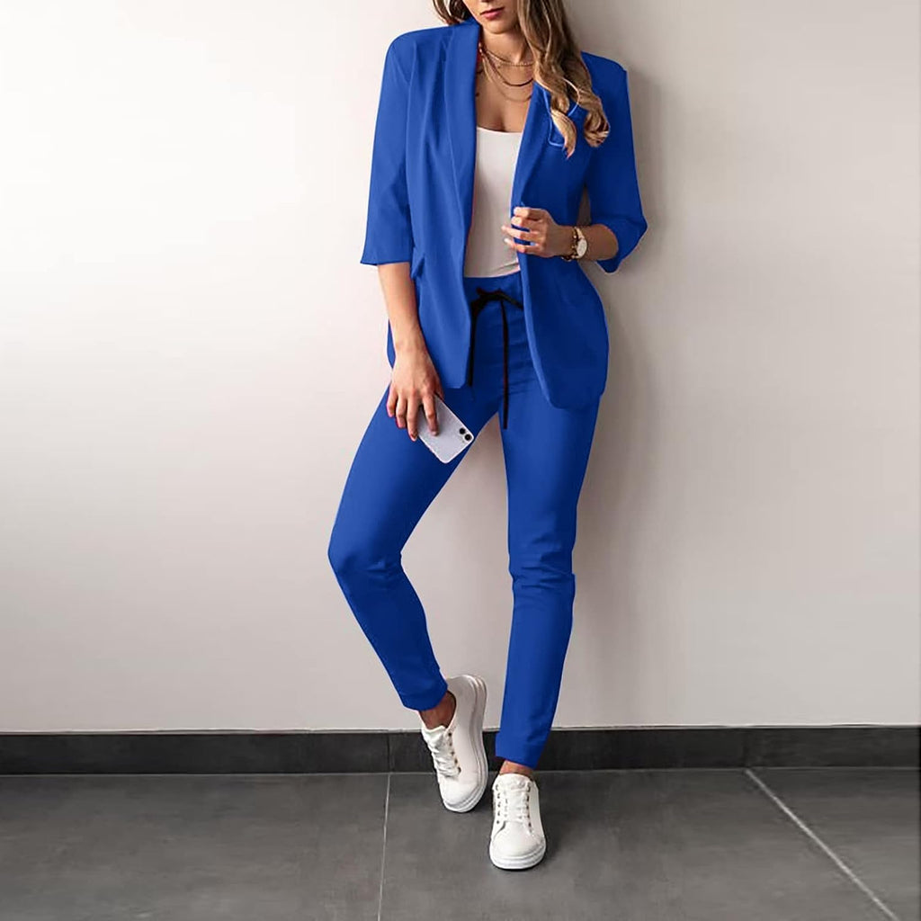 Valenzora 2-teiliger Damenanzug | Stilvoller Blazer und Hose für Damen
