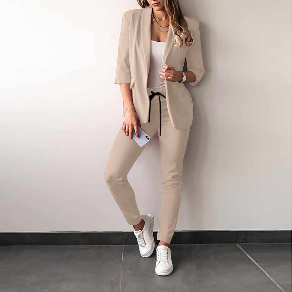 Valenzora 2-teiliger Damenanzug | Stilvoller Blazer und Hose für Damen