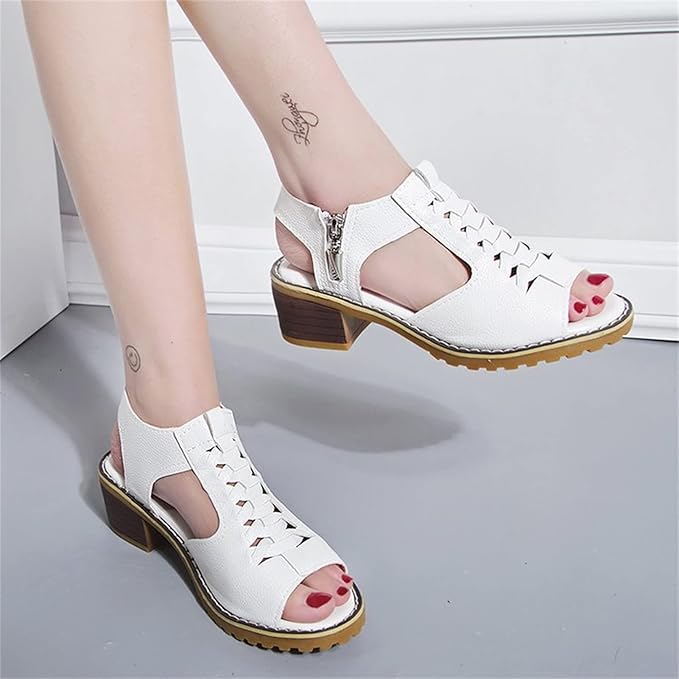 Valenzora - Orthopedic sandals with heels | Comfortable women's sandals with lace design