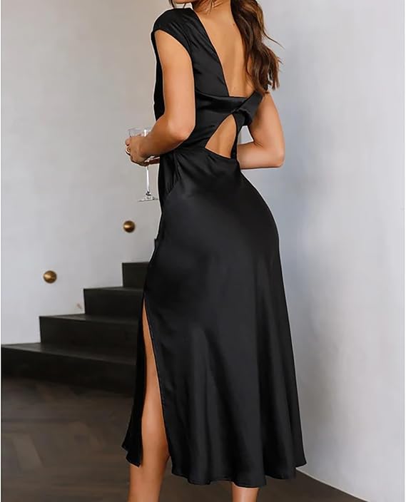 Valenzora – Elegantes Seidenkleid