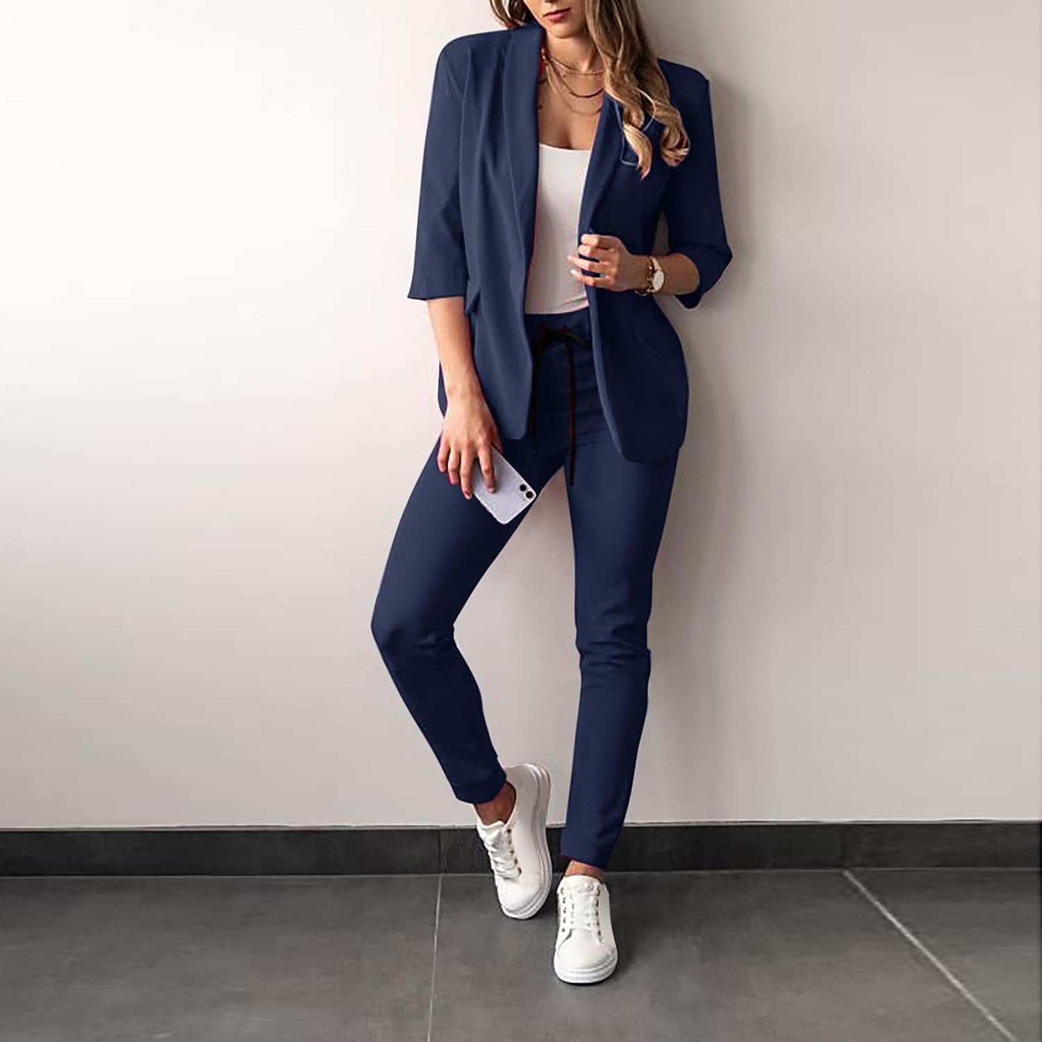 Valenzora 2-teiliger Damenanzug | Stilvoller Blazer und Hose für Damen