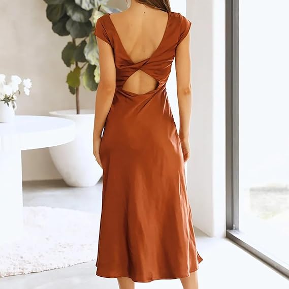 Valenzora – Elegantes Seidenkleid