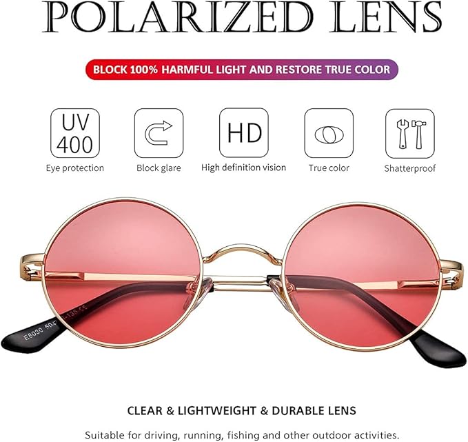 Valenzora | Runde polarisierte Sonnenbrille