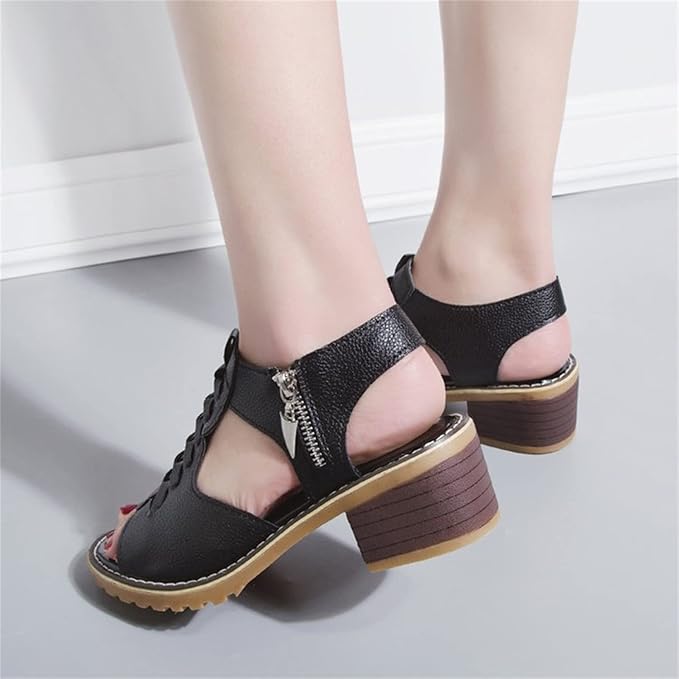 Valenzora - Orthopedic sandals with heels | Comfortable women's sandals with lace design