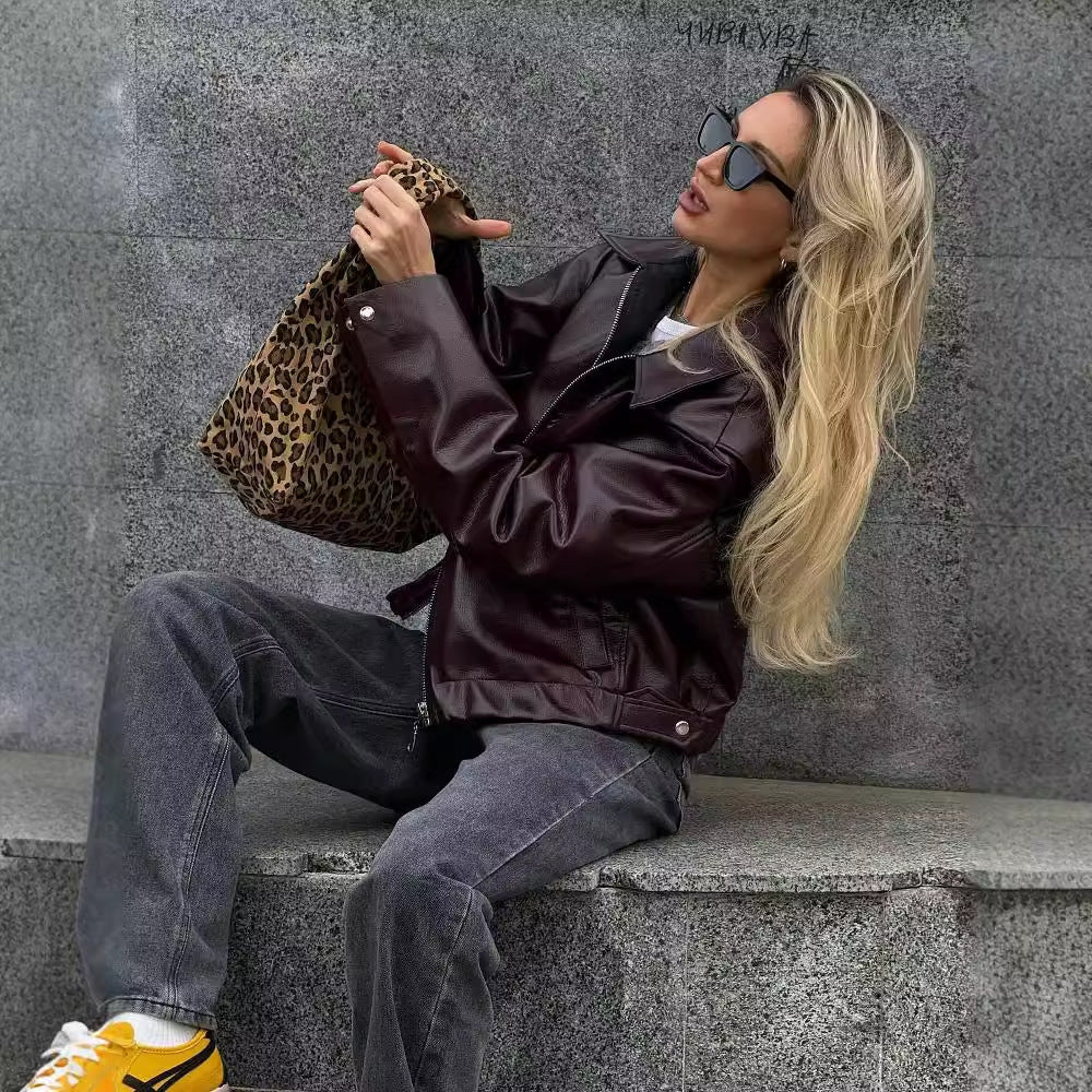 Valenzora | Elegante Lederjacke
