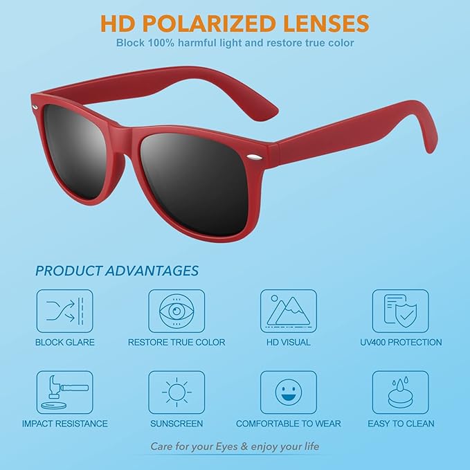 Valenzora | 80s Retro Polarized Sunglasses