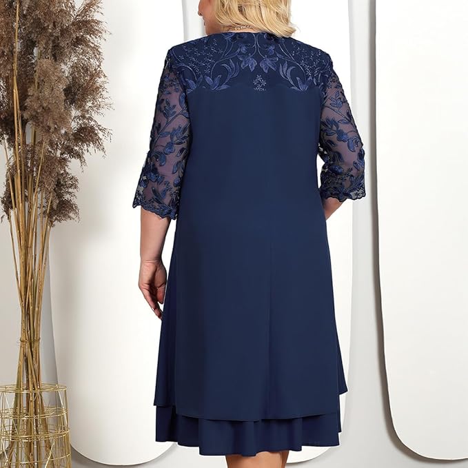 Valenzora Classic Summer Dresses: Plus-Size Elegance for Women