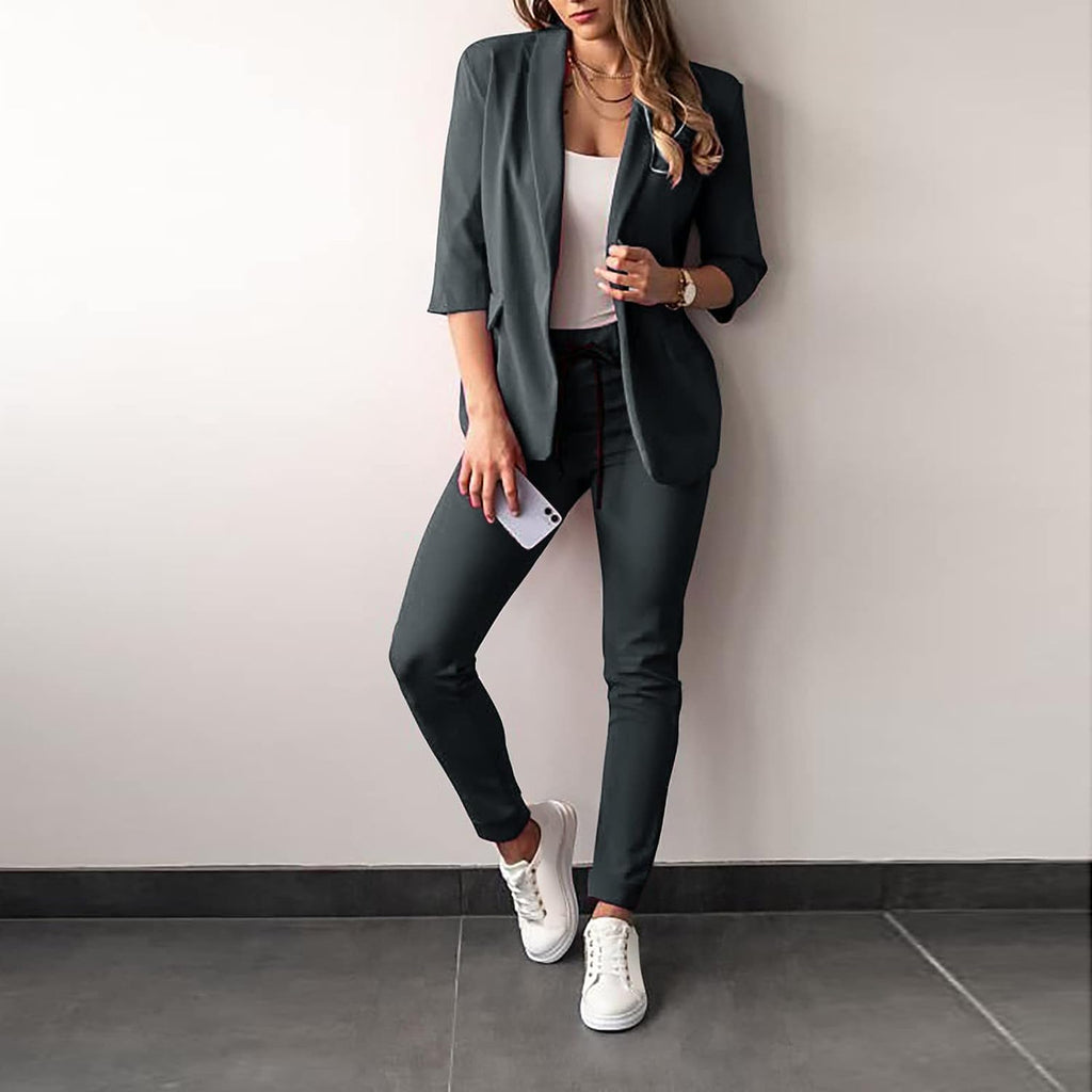 Valenzora 2-teiliger Damenanzug | Stilvoller Blazer und Hose für Damen