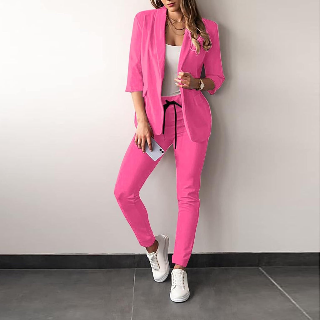 Valenzora 2-teiliger Damenanzug | Stilvoller Blazer und Hose für Damen
