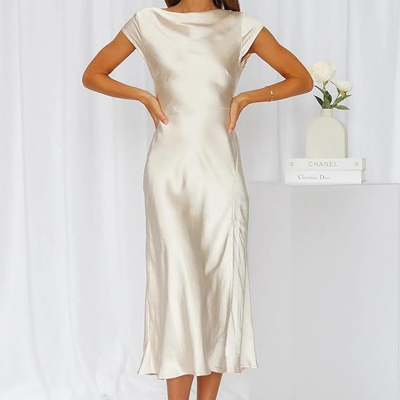Valenzora – Elegantes Seidenkleid