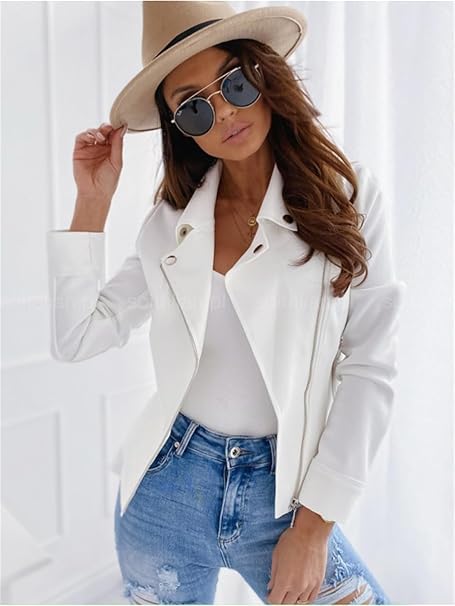 Valenzora Wildlederjacke | Elegante Jacke in Wildlederoptik für Damen