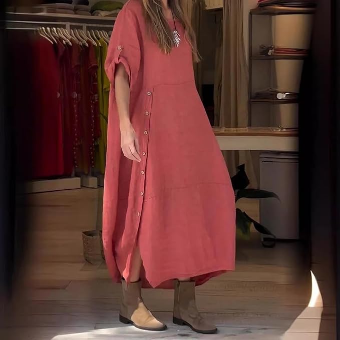 Valenzora | Linen Cotton Dress