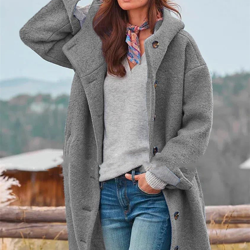 Valenzora | elegant solid-color coat