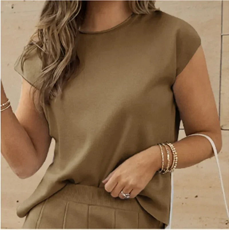 Valenzora | Elegantes zweiteiliges Set mit weitem Bein