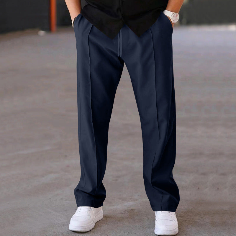 Wide-leg leisure trousers