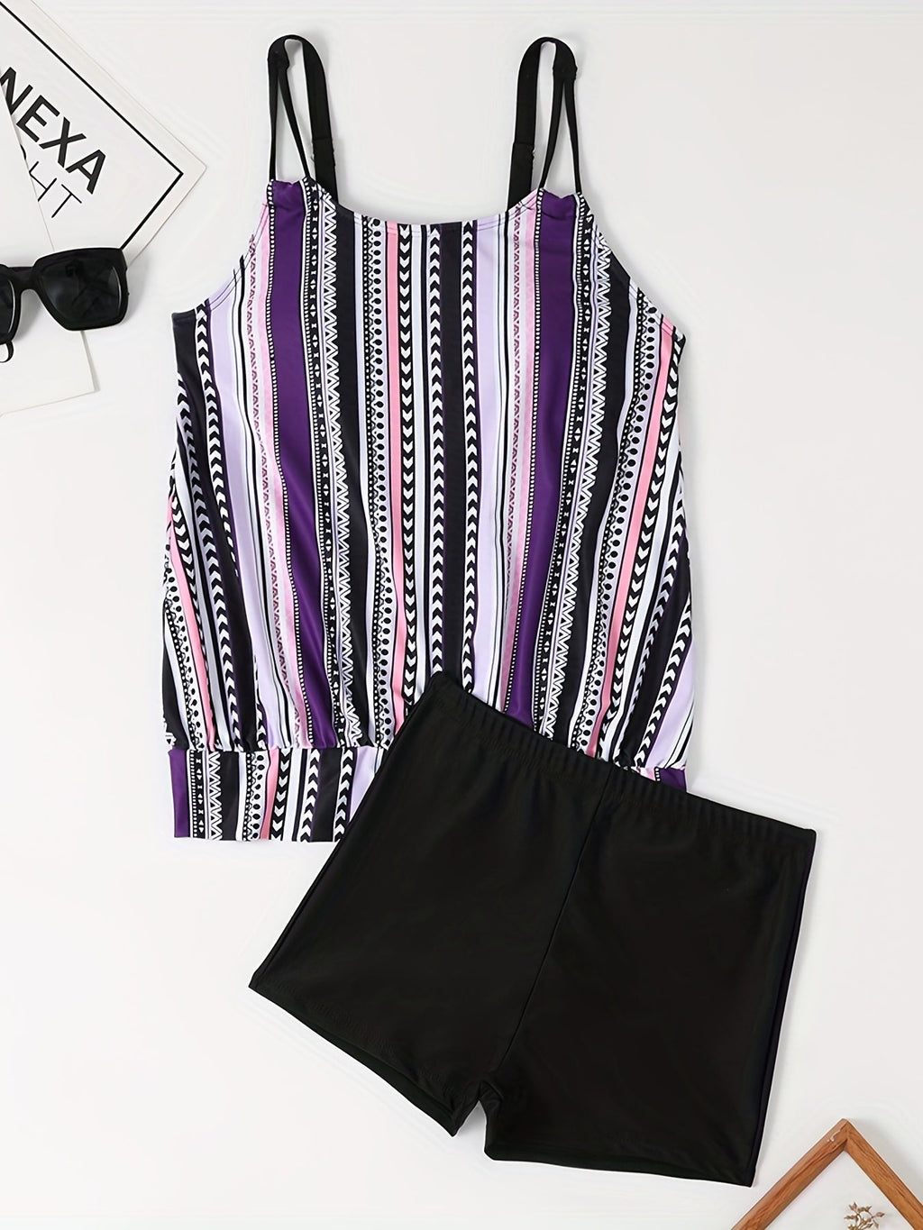 Valenzora | Tankini-Set mit Streifen und Punkten