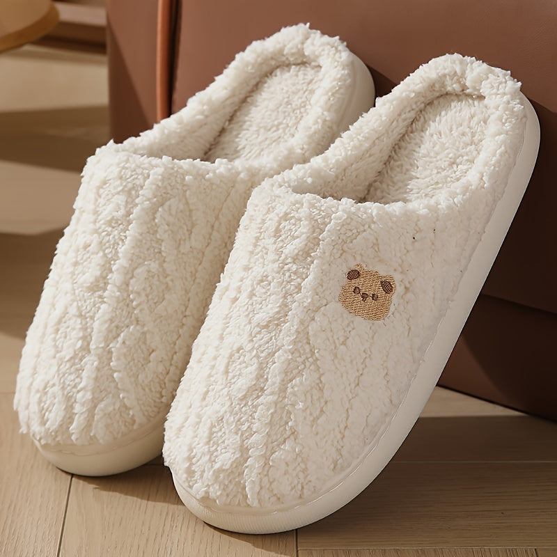 Valenzora | Cozy plush-lined winter slippers – Warm and comfortable for winter
