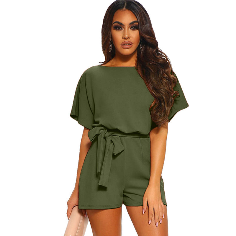 Valenzora overall with round neckline for women