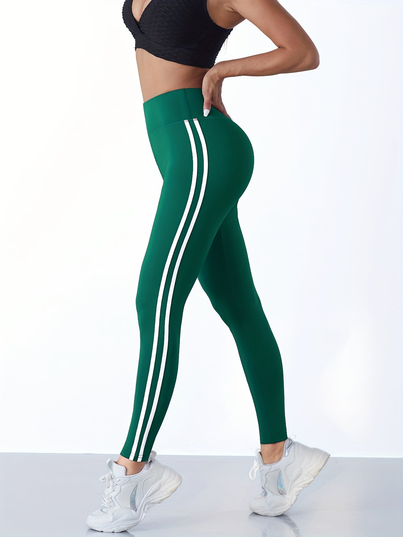Valenzora | Feuchtigkeitsableitende Yoga-Leggings mit hohem Bund