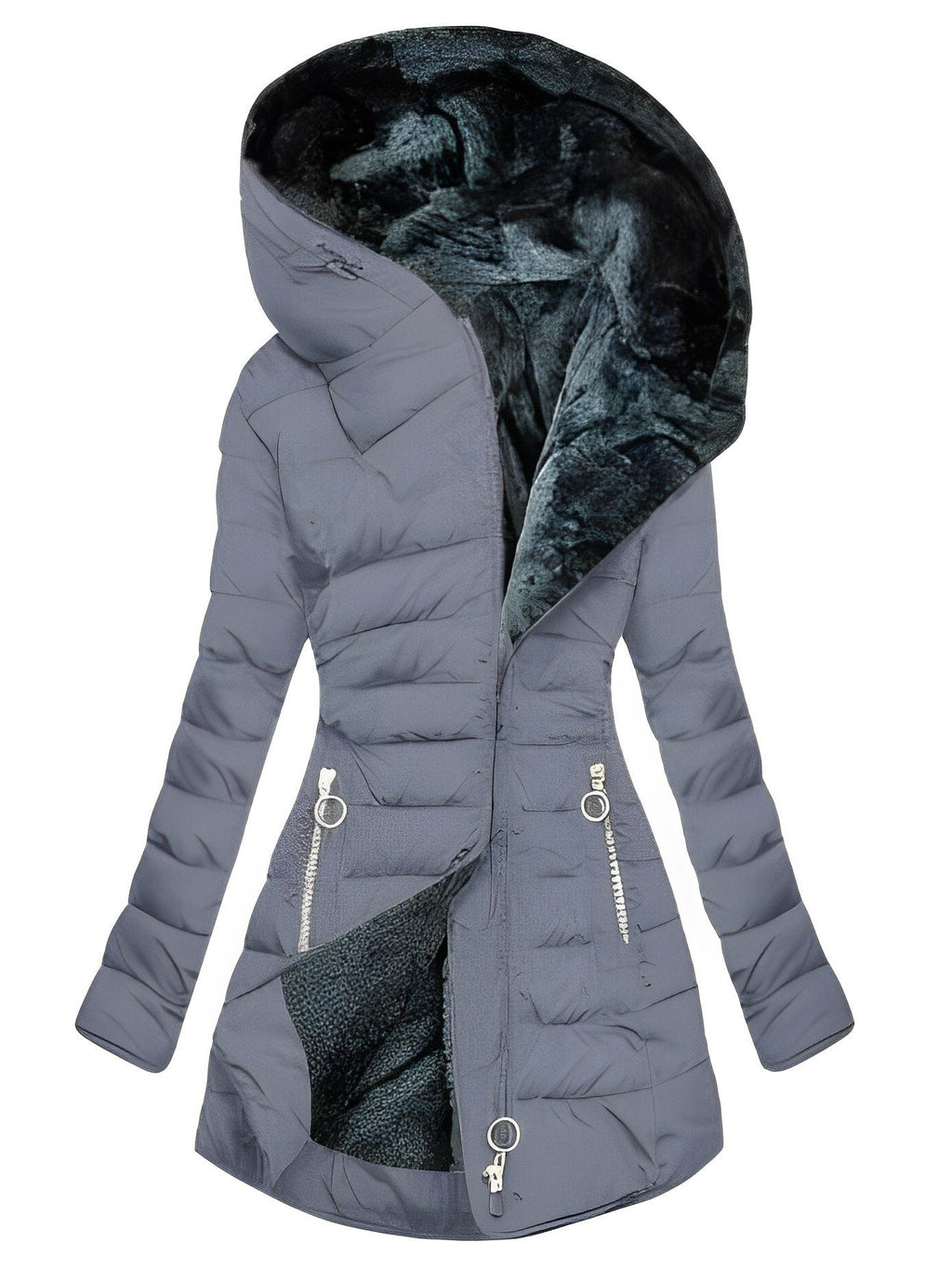 Valenzora | Warm plush jacket with zipper