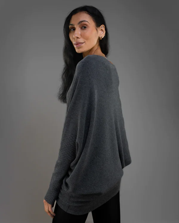 Mariemi™ - Asymmetrically Draped Sweater