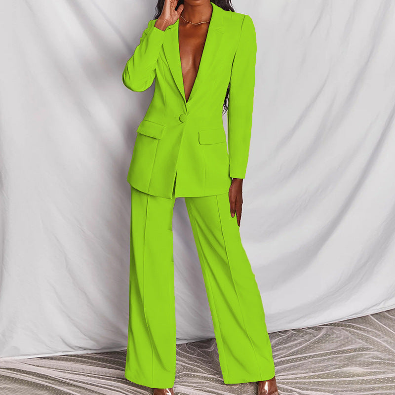 Valenzora | Eleganter Damenanzug mit langen Ärmeln und Hose