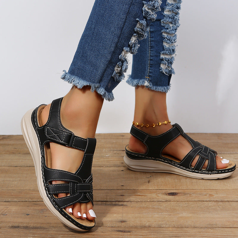 Valenzora | Orthopedic women's Velcro sandals