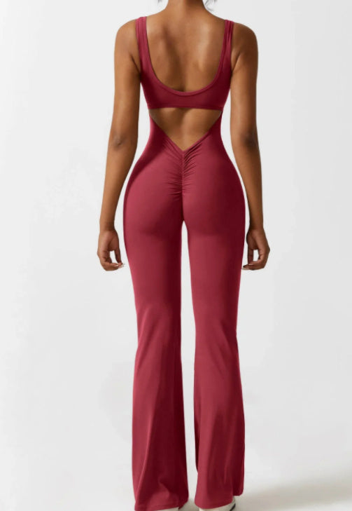 Valenzora | Yoga-Bodysuit – lässig, nahtlos mit offenen Details, Damenbekleidung
