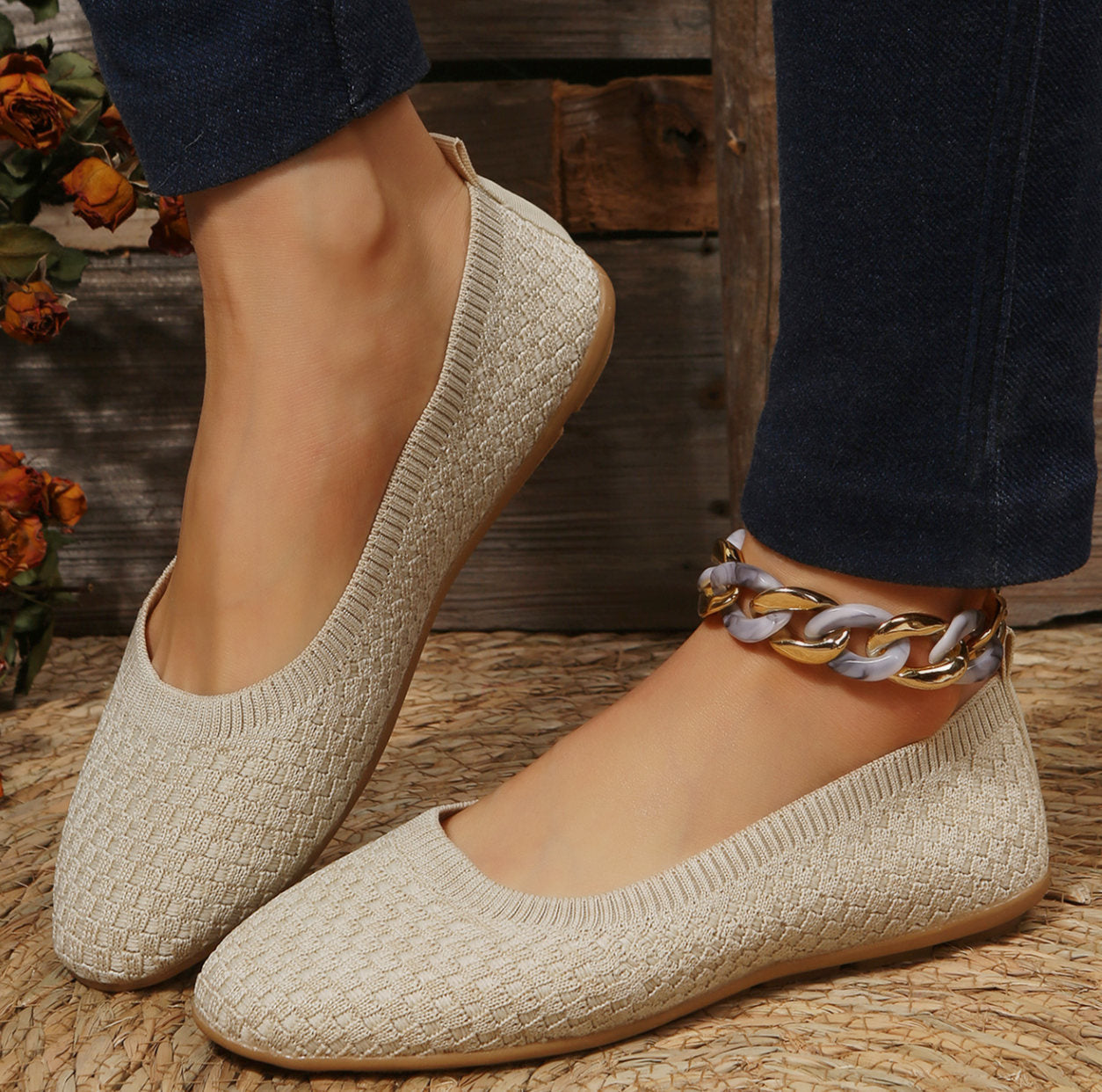 Bequeme Schuhe mit weicher Sohle