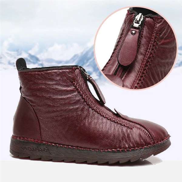 beliebte, rutschfeste Ankle Boots aus Leder