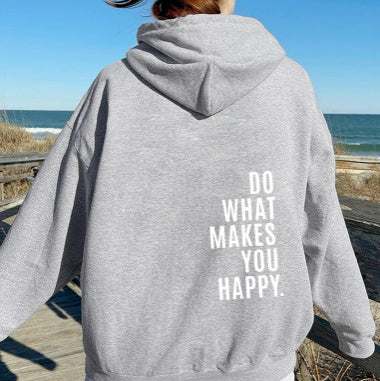 Valenzora | Damen Hoodie – Motivationeller Print Casual Pullover